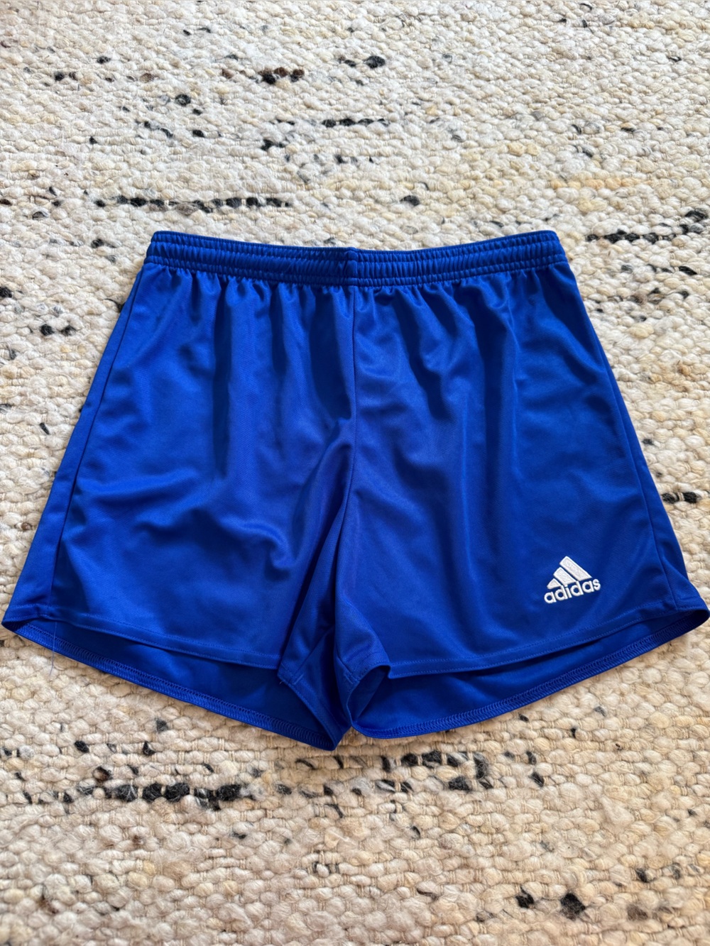 Adidas Primegreen Aeroready Soccer Shorts Size S Athletic Blue White